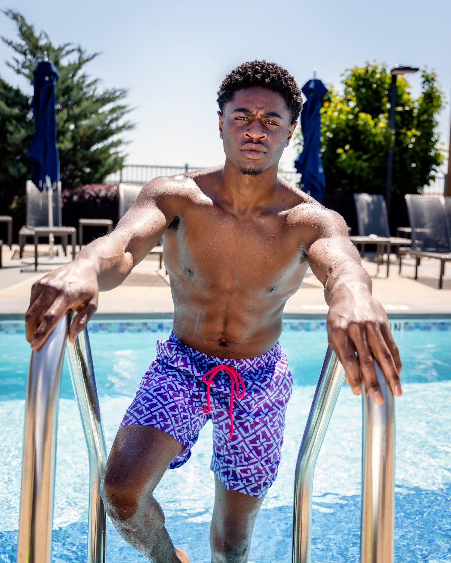 LZ Print Swim Shorts
