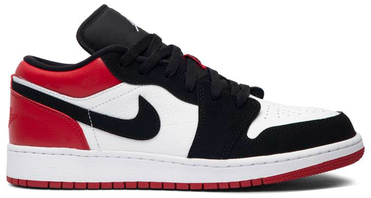 Air Jordan 1 Low GS 'Black Toe' 553560-116