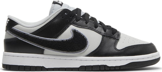 Dunk Low 'Chenille Swoosh - Black Grey Fog' DQ7683-001