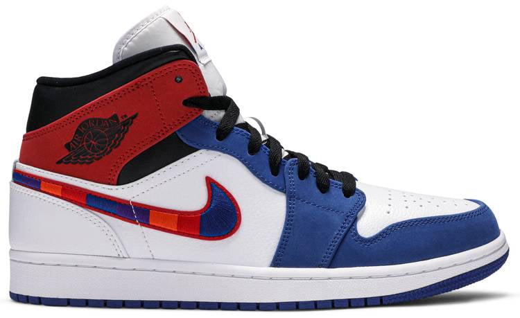 Air Jordan 1 Mid 'Multicolored Swoosh' 852542-146