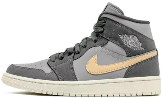 Wmns Air Jordan 1 Mid 'Iron Grey Onyx' BQ6472-020