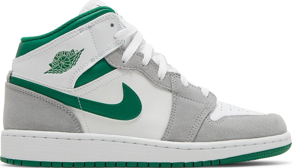 Air Jordan 1 Mid SE GS 'Grey Pine Green' DC7248-103