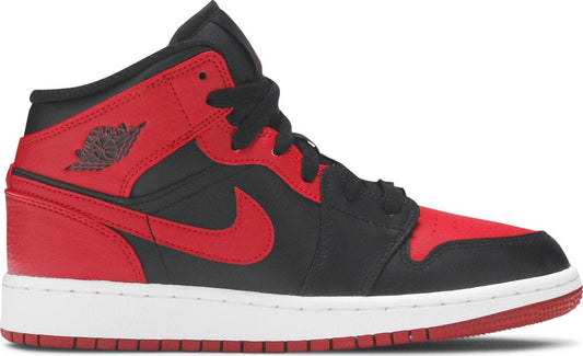 Air Jordan 1 Mid GS 'Banned' 554725-074