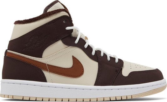 Wmns Air Jordan 1 Mid SE 'Cream Dark Chocolate' DO6699-200