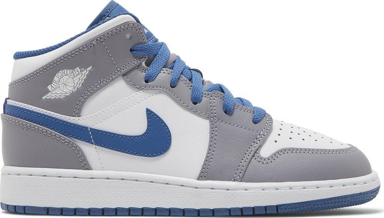 Air Jordan 1 Mid GS 'Cement True Blue' DQ8423-014