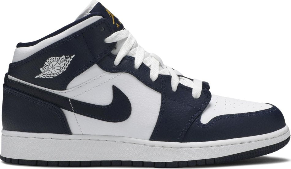 Air Jordan 1 Mid GS 'Obsidian' 554725-174