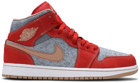 Air Jordan 1 Mid 'Denim Red' DM4352-600