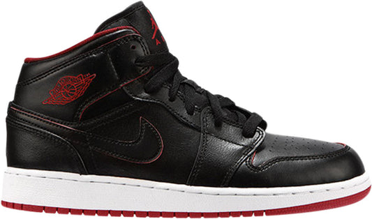 Air Jordan 1 Retro Mid GS 'Black Gym Red' 554725-028