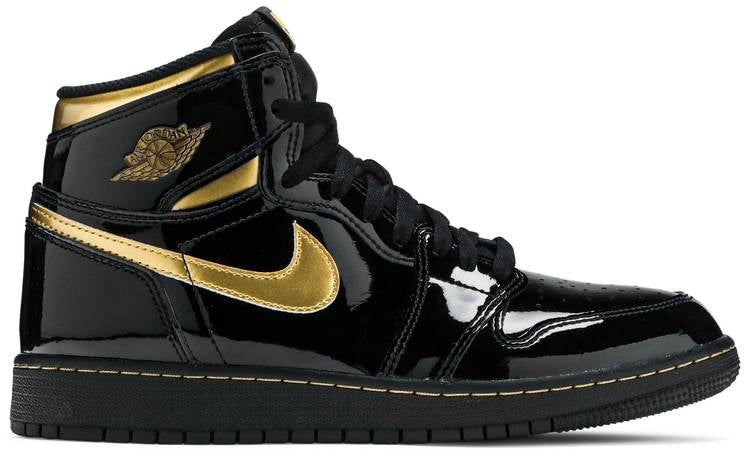 Air Jordan 1 Retro High OG GS 'Black Metallic Gold' 575441-032