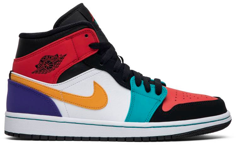 Air Jordan 1 Mid 'Multi-Color' 554724-125