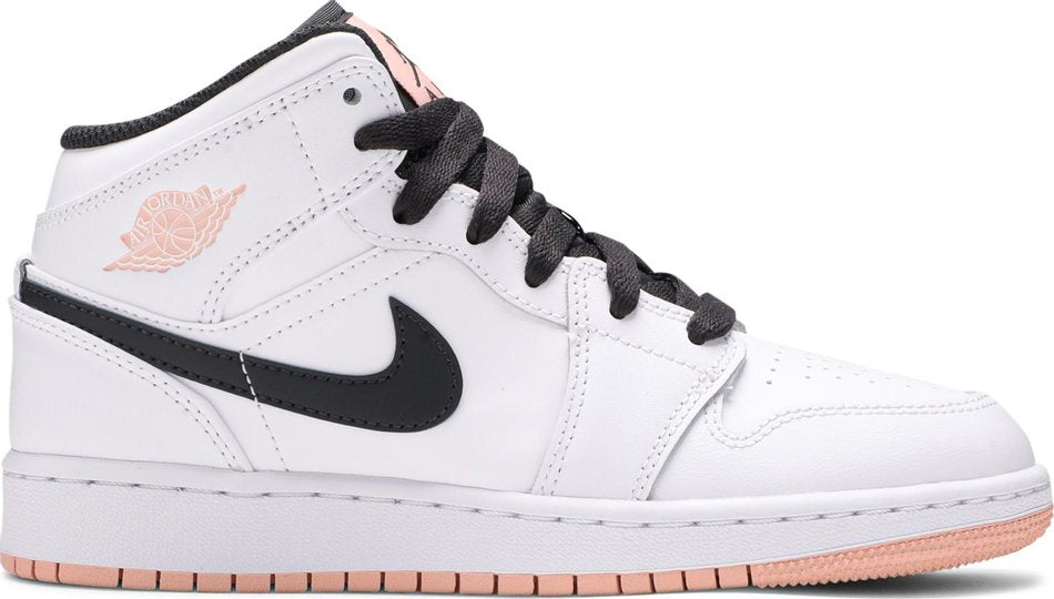 Air Jordan 1 Mid GS 'White Arctic Orange' 554725-180