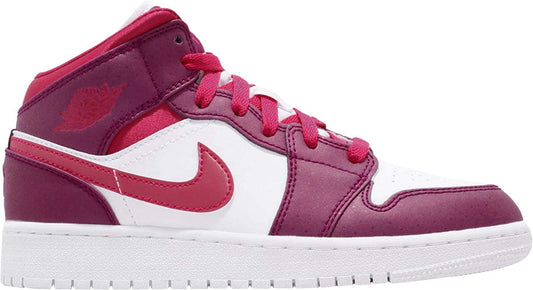 Air Jordan 1 Mid GS 'Rush Pink' 555112-661