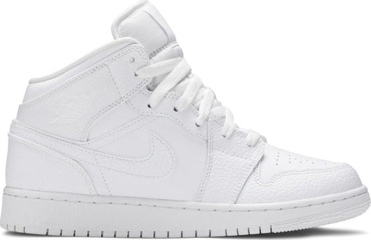 Air Jordan 1 Mid GS 'Triple White' 554725-130