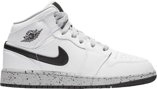 Air Jordan 1 Retro Mid GS 'White Cement' 554725-115