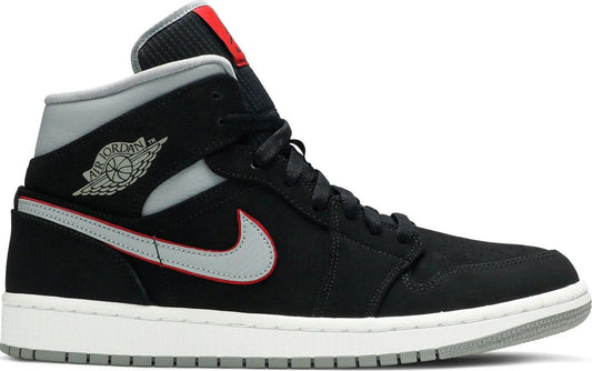 Air Jordan 1 Mid 'Black Grey' 554724-060