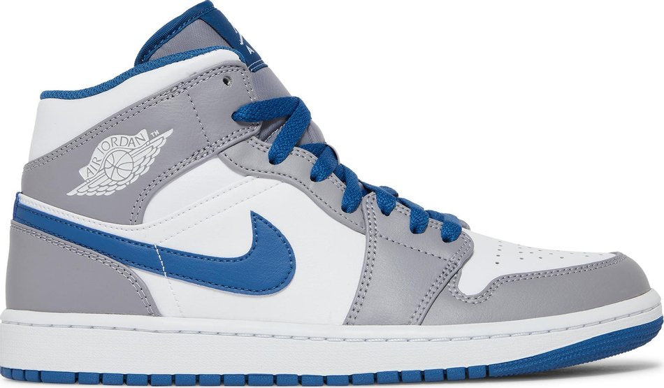 Air Jordan 1 Mid 'Cement True Blue' DQ8426-014