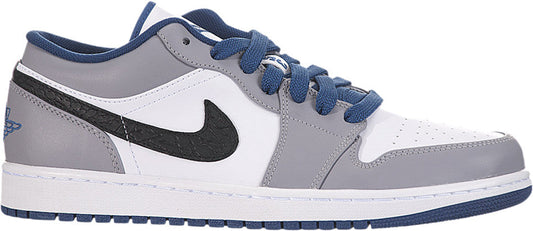 Air Jordan 1 Low 'True Blue Cement' 553558-103